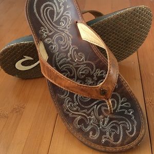 OluKai Paniolo Flip-Flops